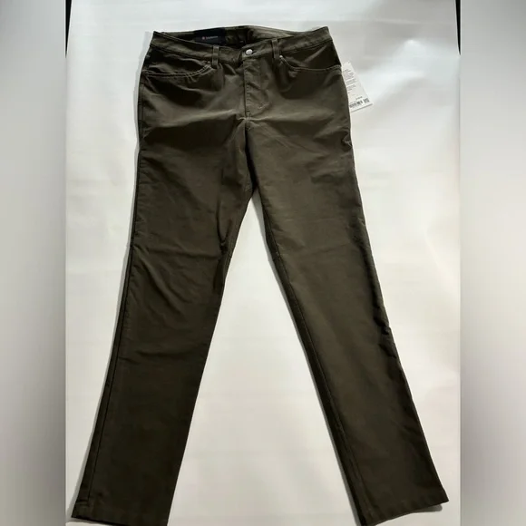 lululemon athletica Slim ABC Pant in Olive Green - Picture 4 of 4